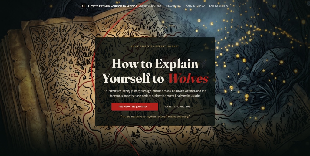 How to Explain Yourself to Wolves artwork
